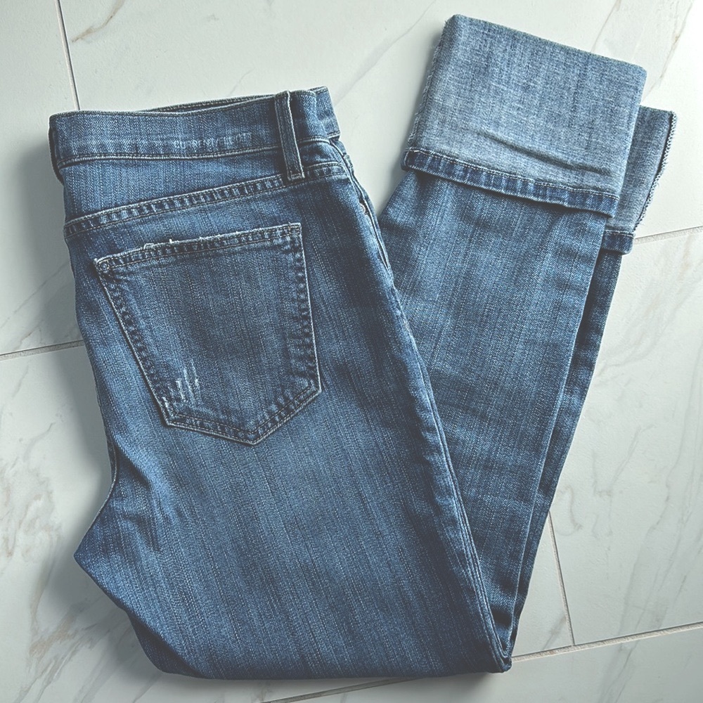 Current Elliott the cuffed skinny Jean denim cuffed jeans Amour wash size 31